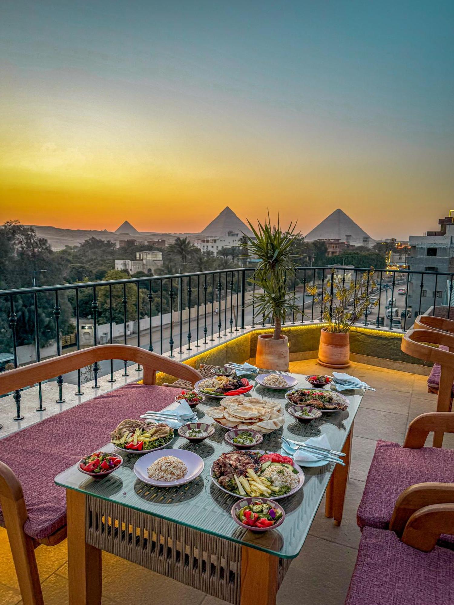 Almas Pyramids Hotel Kafret el-Gabal Kültér fotó