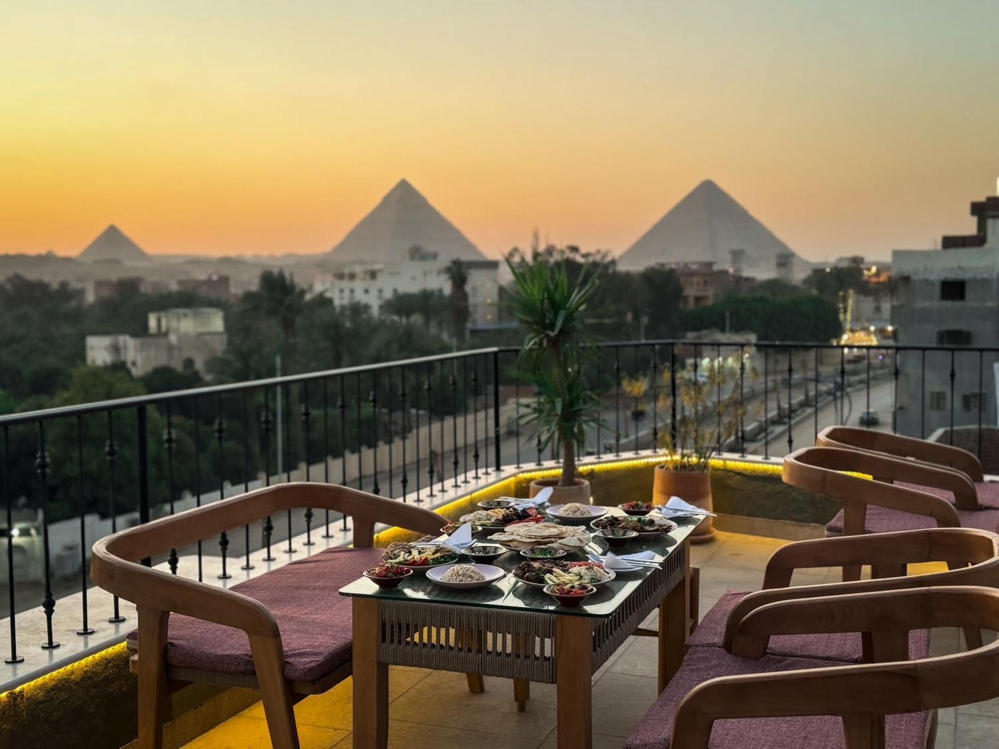 Almas Pyramids Hotel Kafret el-Gabal Kültér fotó