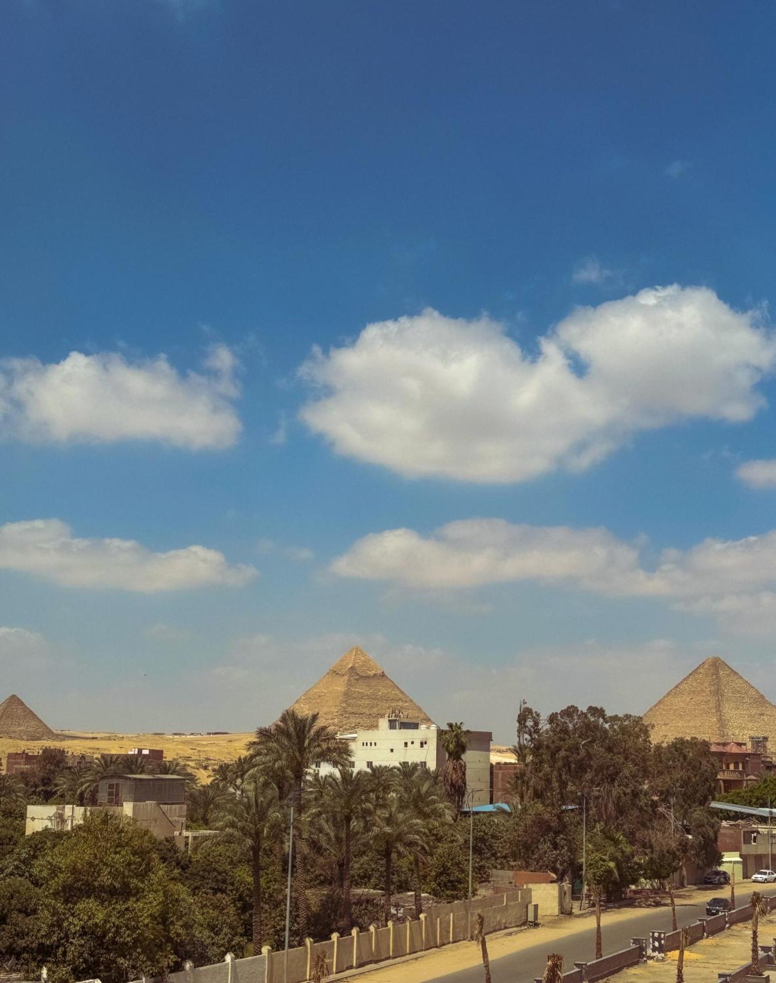 Almas Pyramids Hotel Kafret el-Gabal Kültér fotó