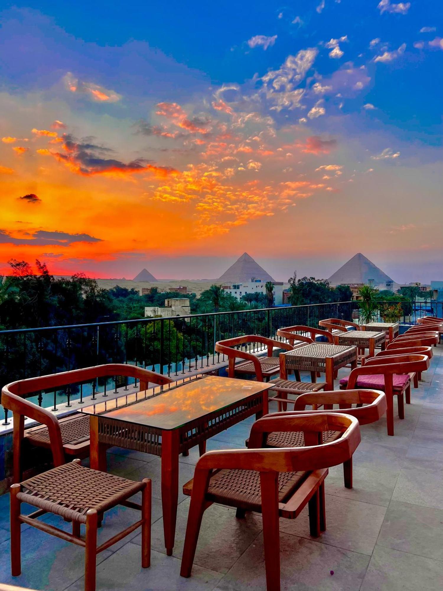 Almas Pyramids Hotel Kafret el-Gabal Kültér fotó