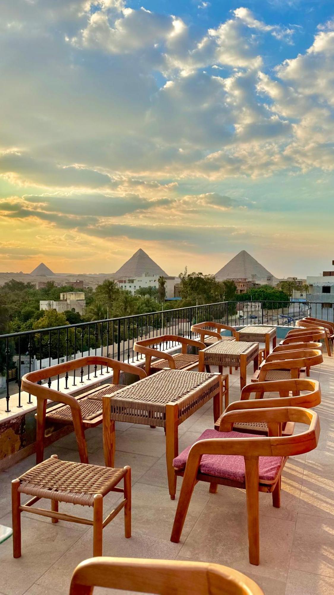 Almas Pyramids Hotel Kafret el-Gabal Kültér fotó