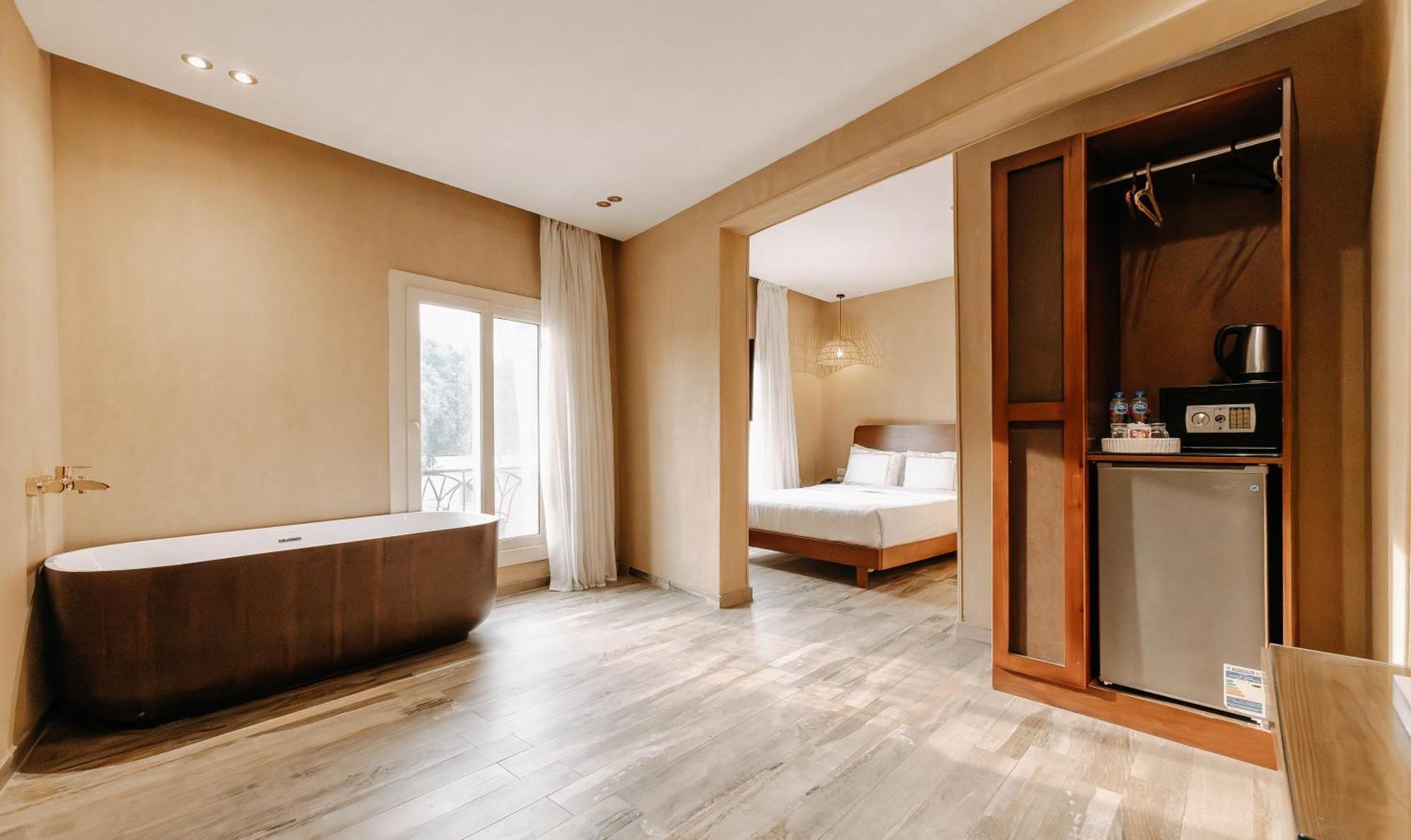 Almas Pyramids Hotel Kafret el-Gabal Kültér fotó