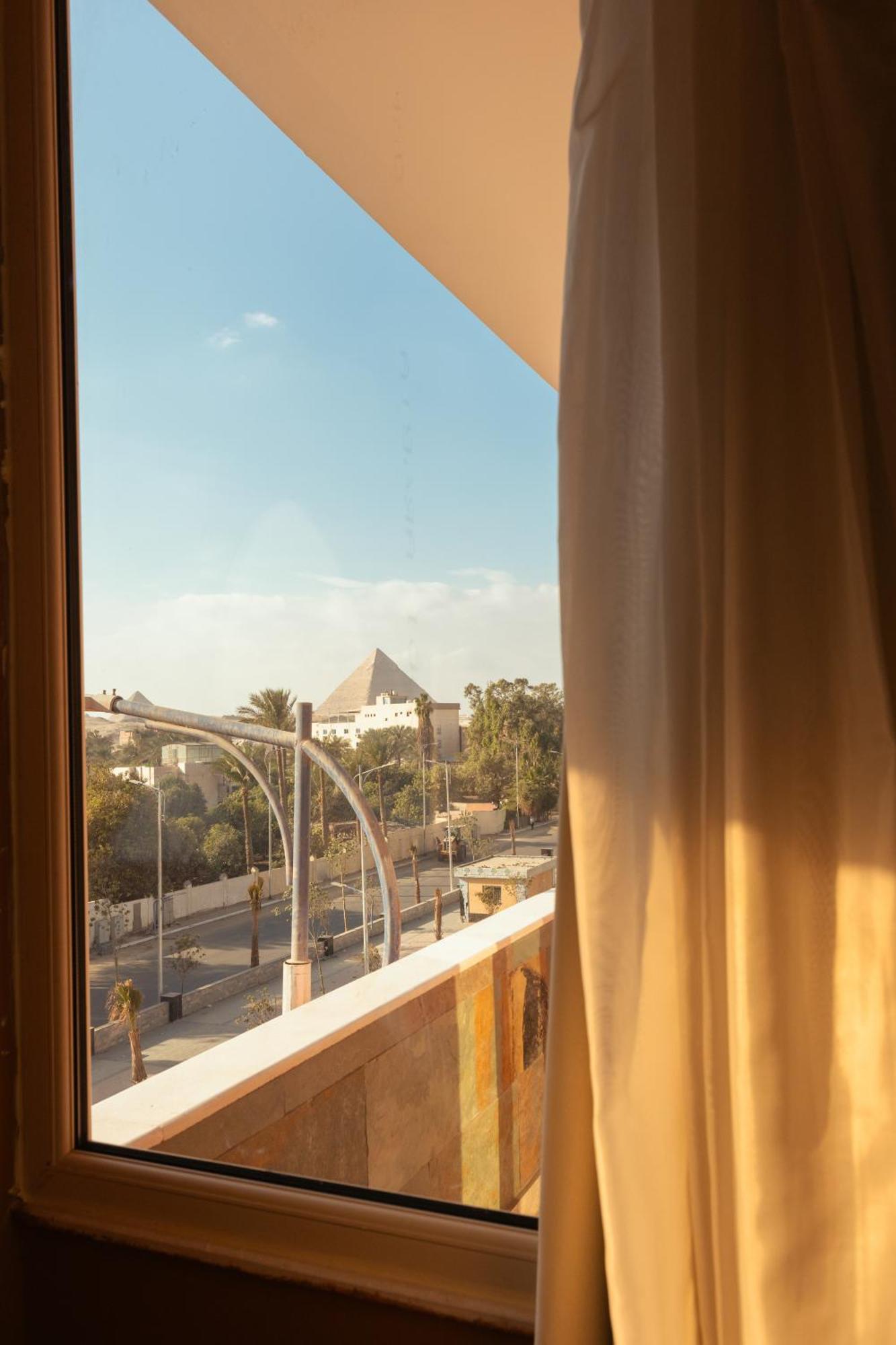Almas Pyramids Hotel Kafret el-Gabal Kültér fotó