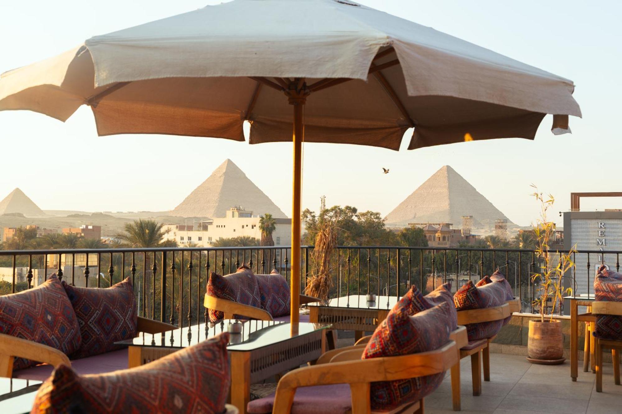 Almas Pyramids Hotel Kafret el-Gabal Kültér fotó