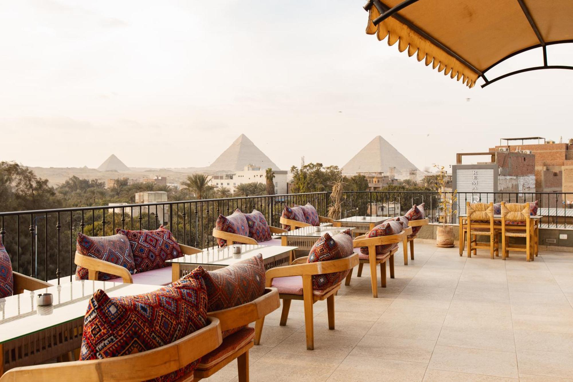 Almas Pyramids Hotel Kafret el-Gabal Kültér fotó